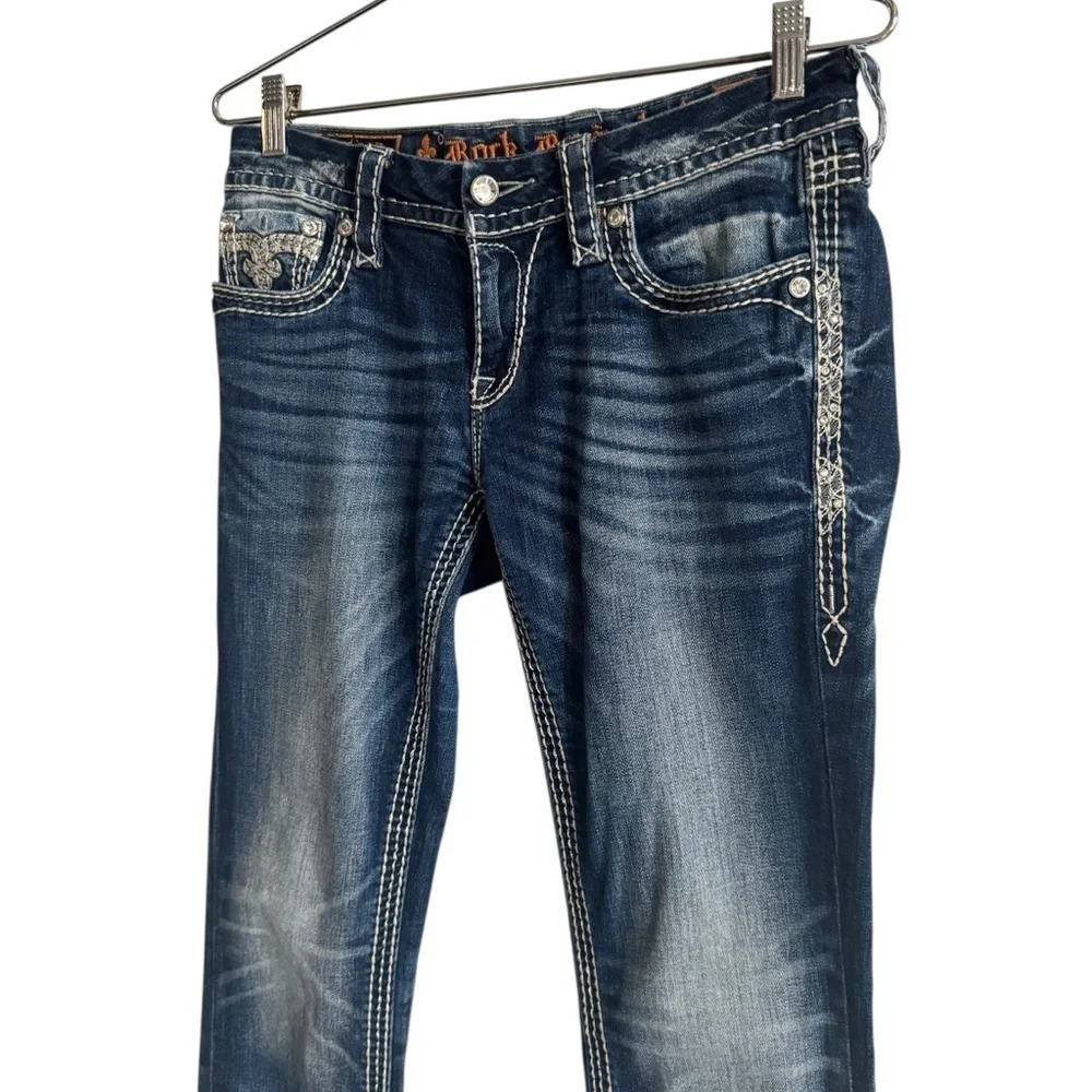 Rock Revival Berry Straight Stretch Jean, Size 28